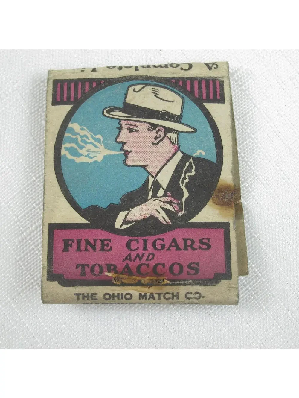 2 Vintage Matchbook Cover King Edwards Cigars Florida, The Hall Cigar Store Ohio